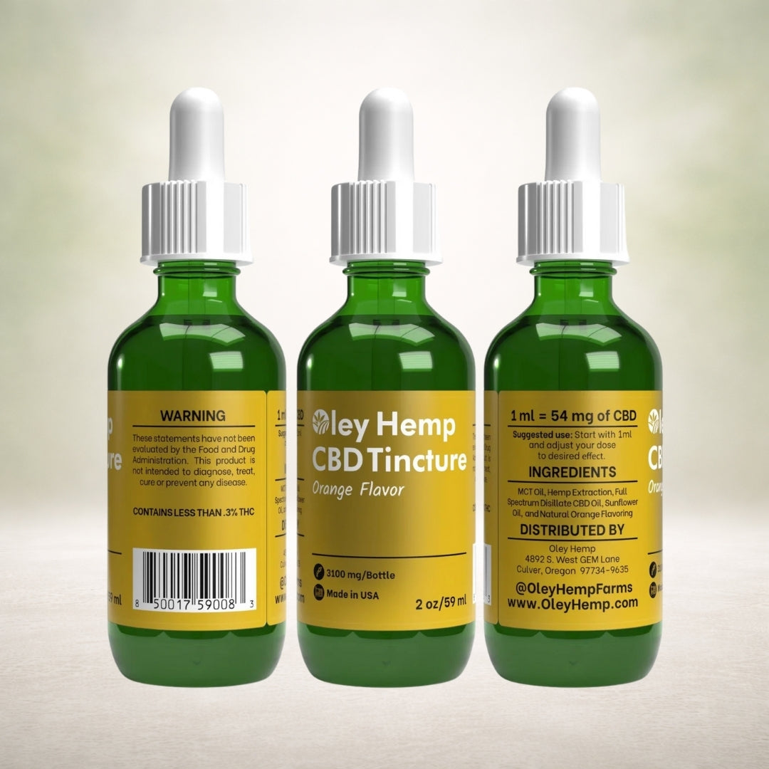 Full-Spectrum Day Tincture 3100 mg Orange