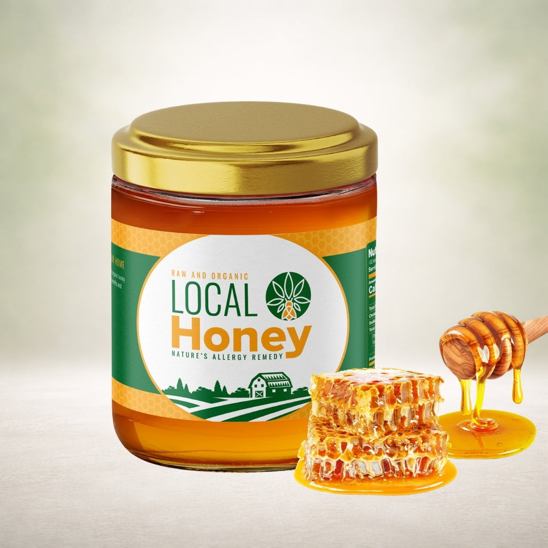 Local Honey - Raw & Unfiltered 16 Oz