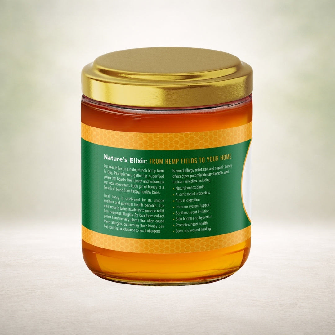 Local Honey - Raw & Unfiltered 16 Oz