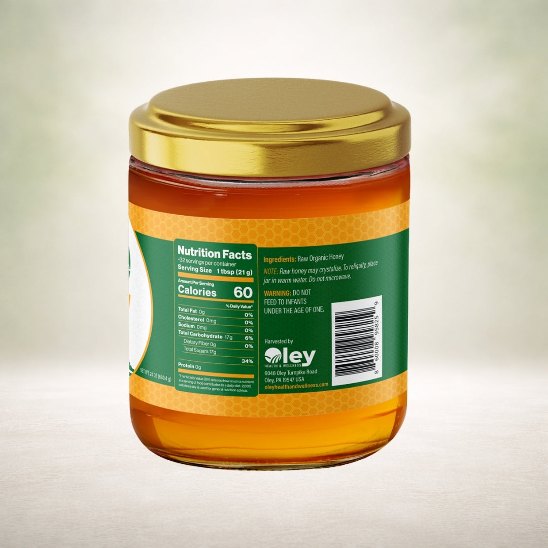 Local Honey - Raw & Unfiltered 16 Oz