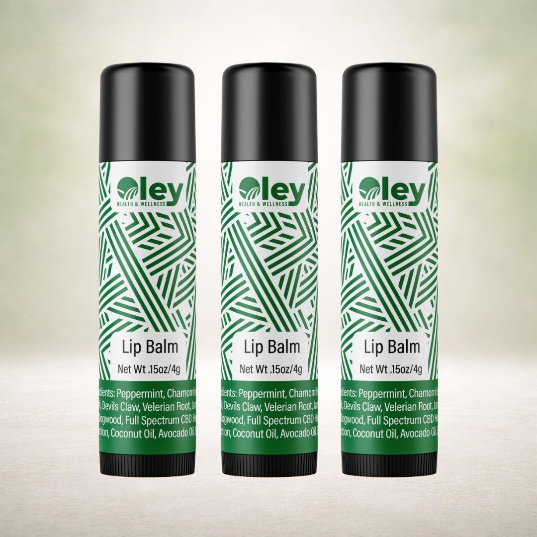 Long-Lasting Lip Balm with CBD - 3-Pack