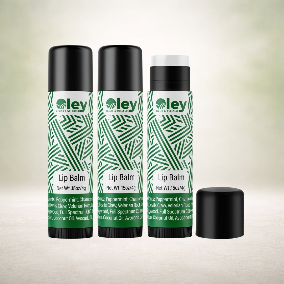 Long-Lasting Lip Balm with CBD - 3-Pack