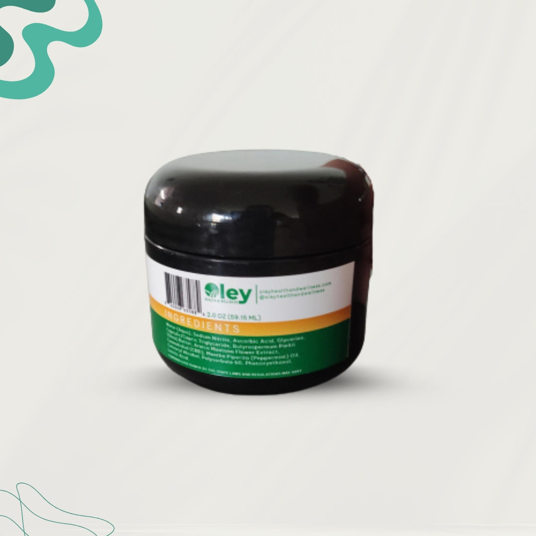 Oley Natural Relief Cream –  Plant-based Nitric Oxide Booster for Sore Muscles & Joint Stiffness