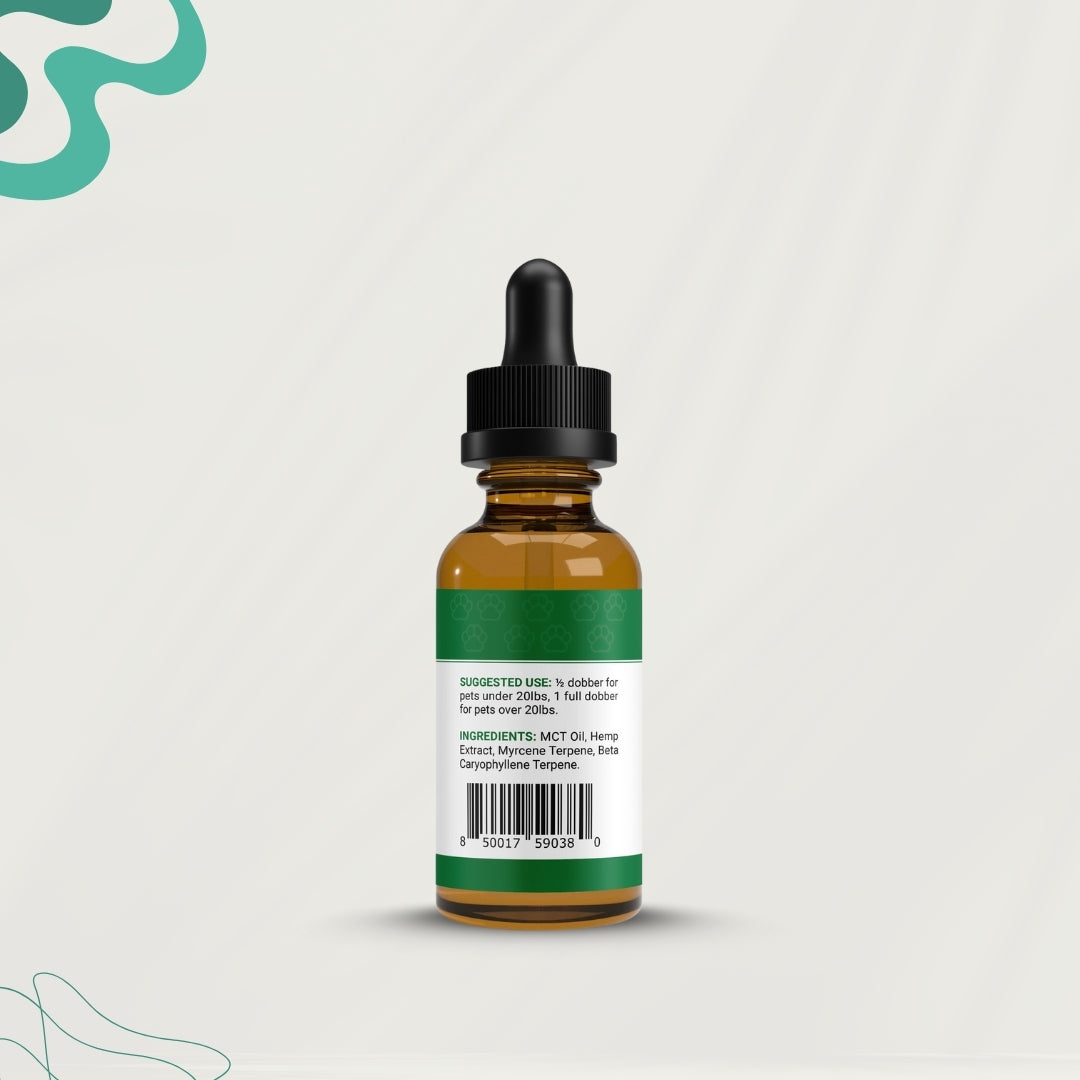 Hemp Oil for Dogs and Cats - 900mg - 1oz