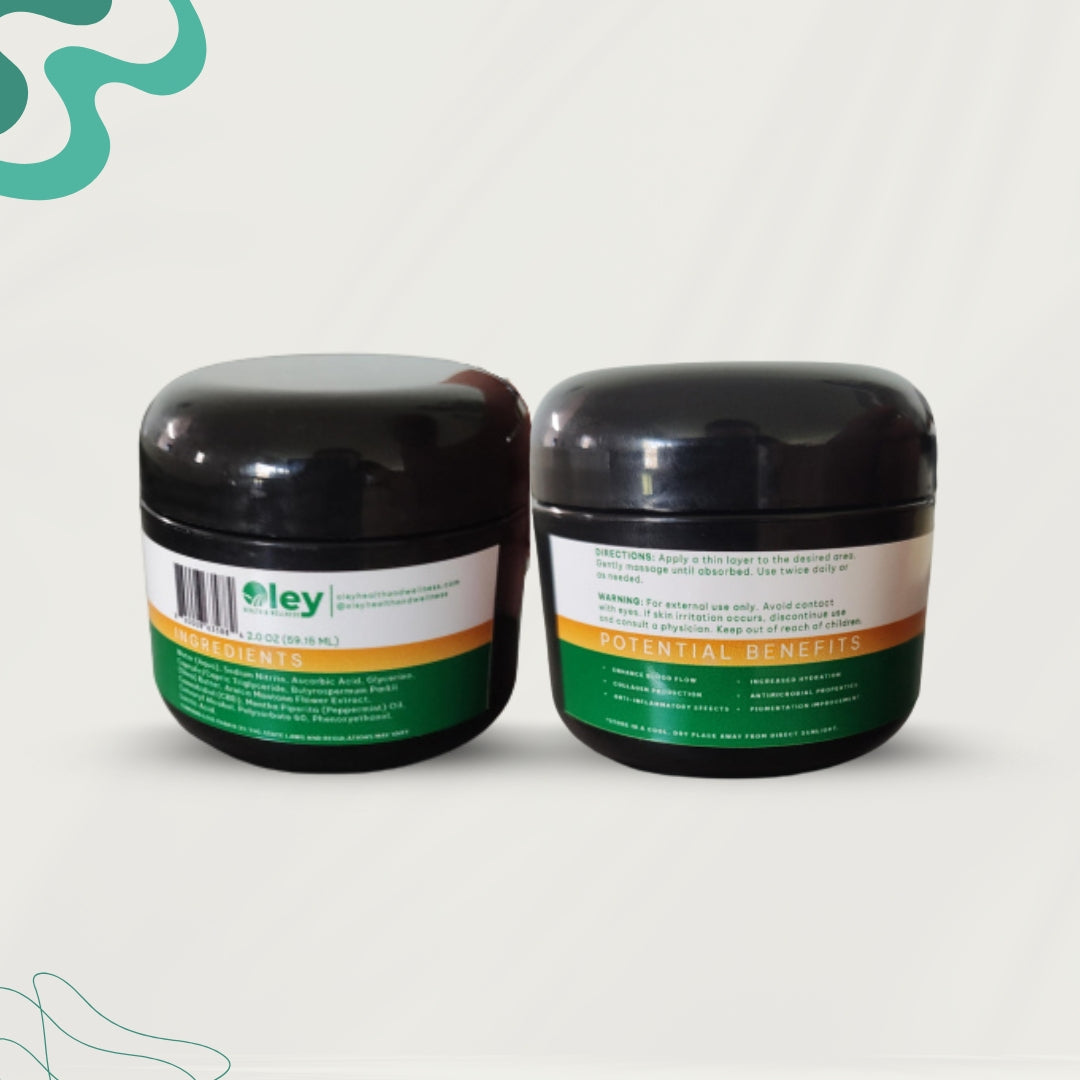 Oley Natural Relief Cream – Plant-based Nitric Oxide Booster for Sore Muscles & Joint Stiffness