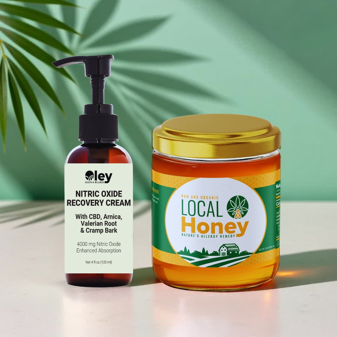 Local Honey & Nitric Oxide Cream (4oz)