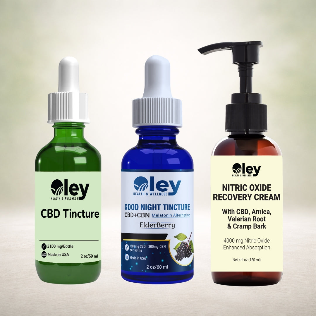 Tinctures + N.O Recovery Cream