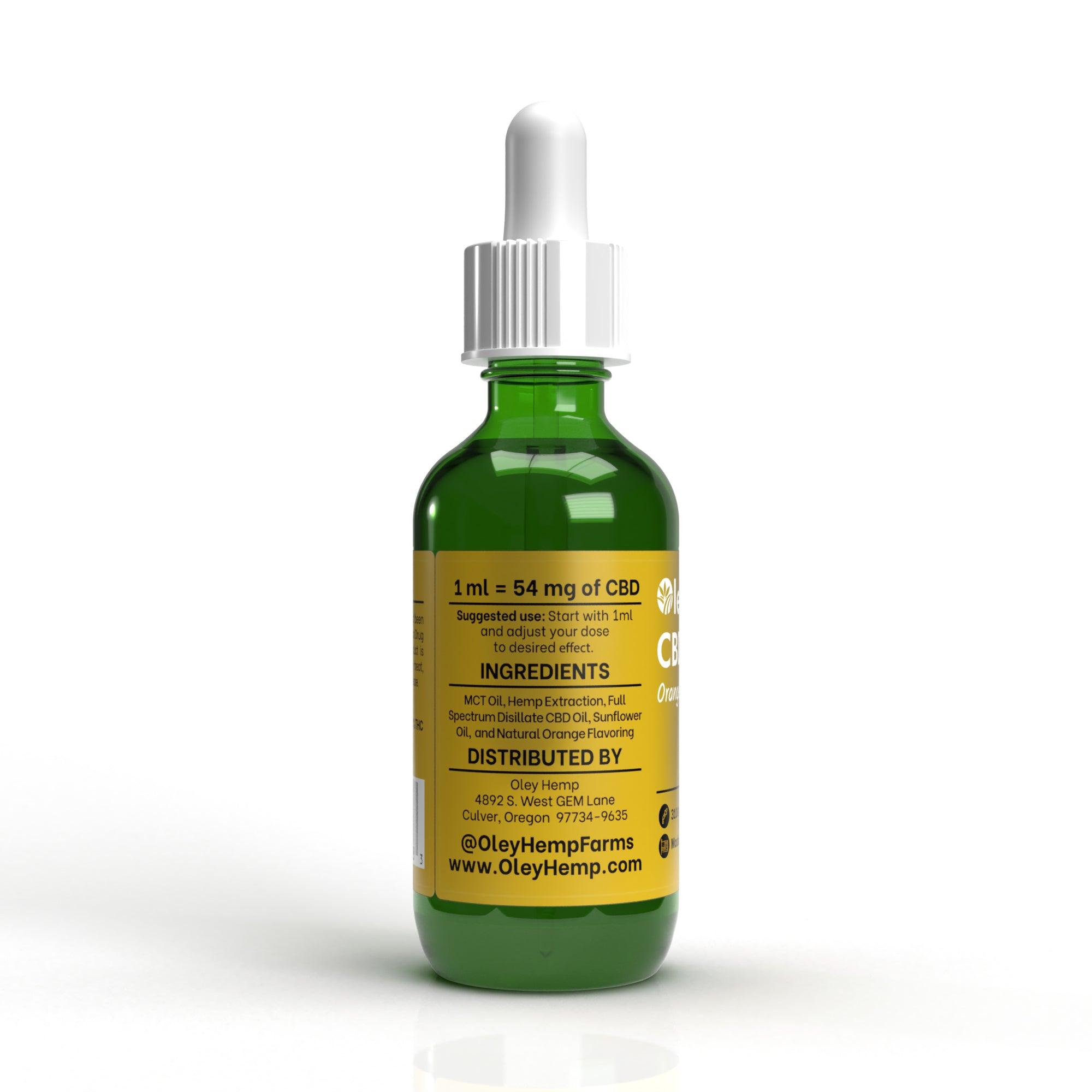 Full-Spectrum CBD Tincture 3100mg - Oley Hemp