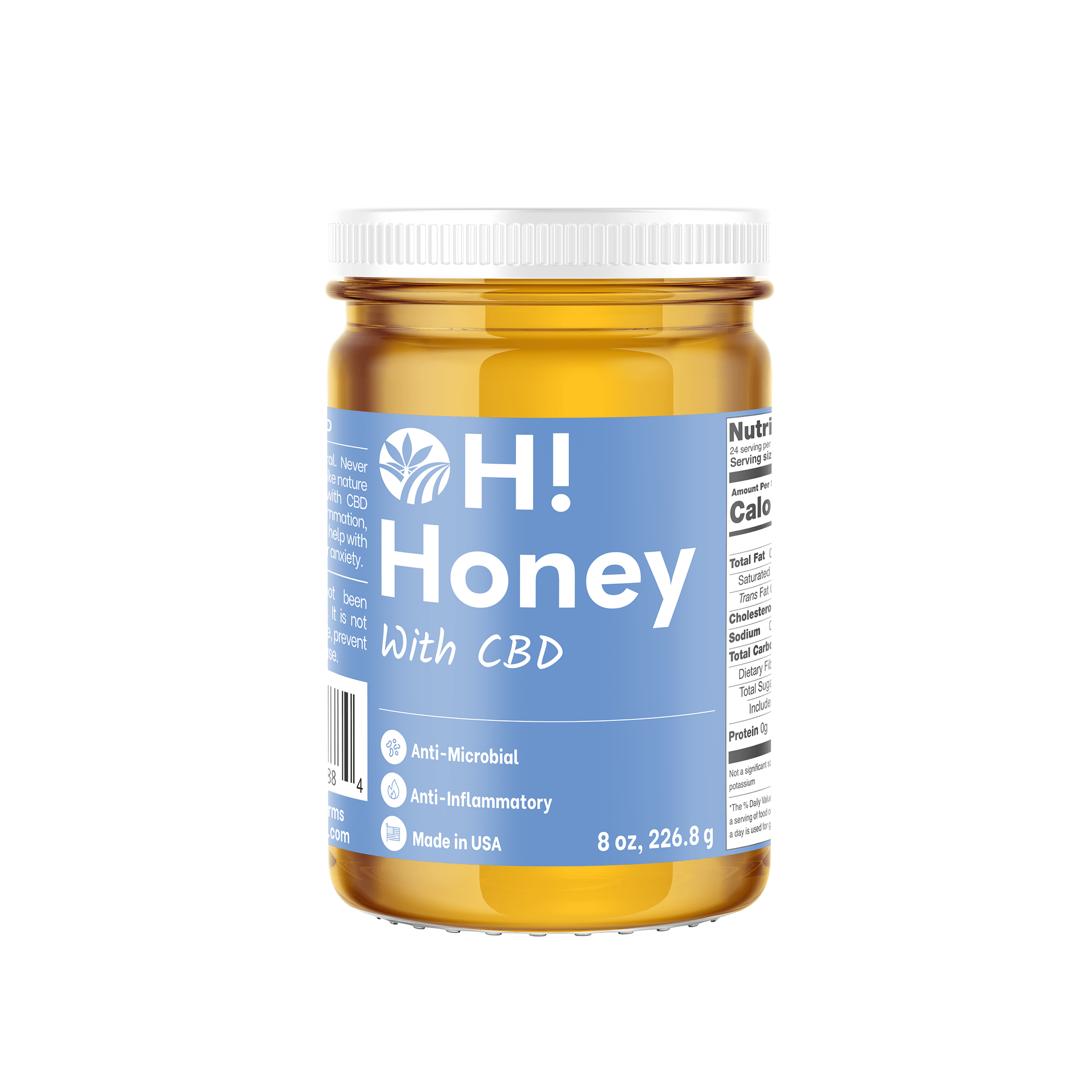 Raw Honey with CBD - Oley Hemp