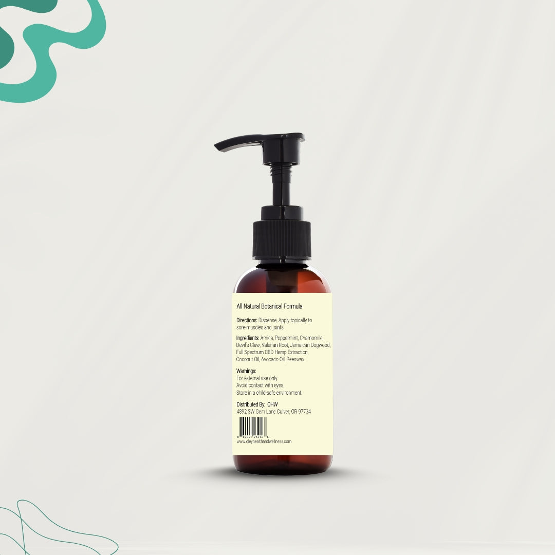Oley Natural Relief Cream – 4oz
