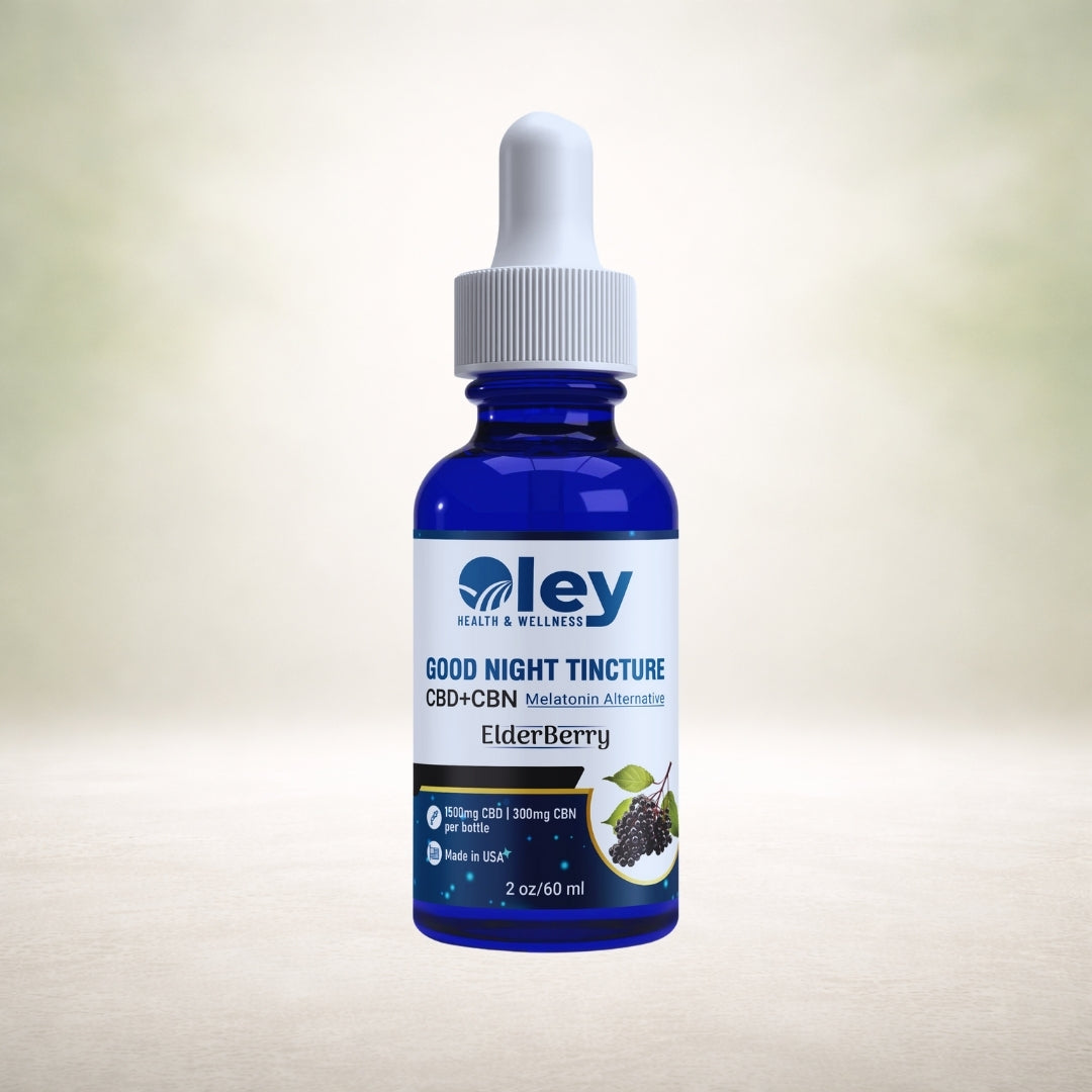 Good Night Tincture for Sleep - CBD + CBN w/ ElderBerry