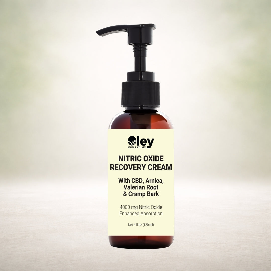 Oley Nitric Oxide Recovery Cream – Maximum Strength Plant-Based