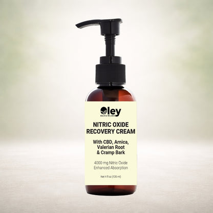 Oley Nitric Oxide Recovery Cream – Maximum Strength Plant-Based Relief