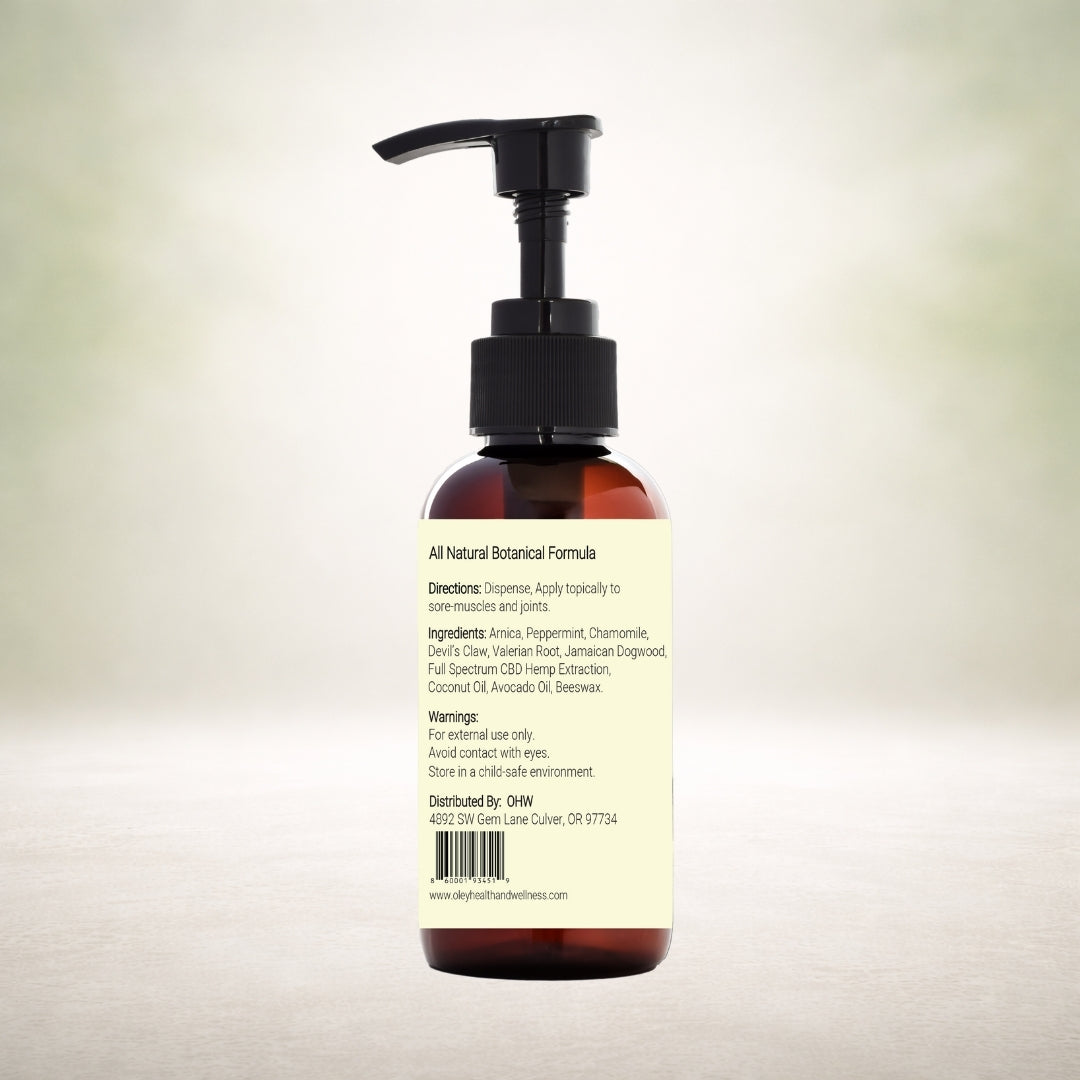 Oley Nitric Oxide Recovery Cream – Maximum Strength Plant-Based Relief