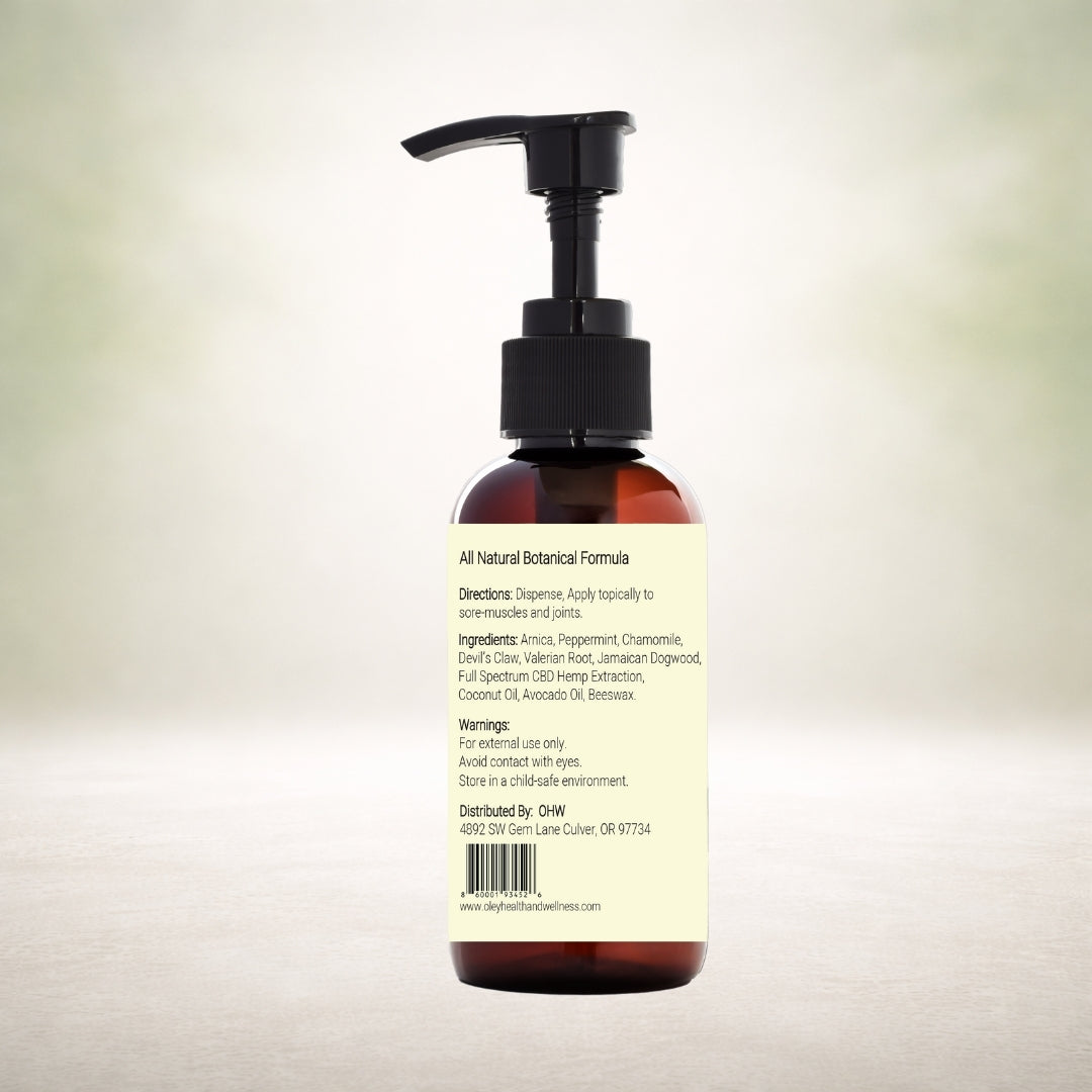 Oley Nitric Oxide Recovery Cream – Maximum Strength Plant-Based Relief