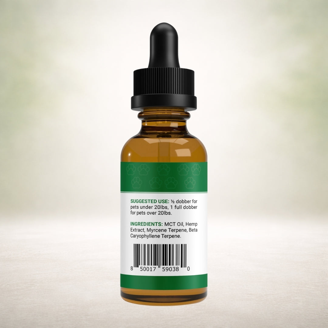 Hemp Oil for Dogs and Cats - 900mg - 1oz