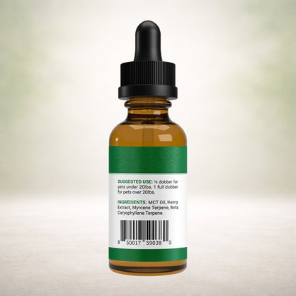 Hemp Oil for Dogs and Cats - 900mg - 1oz