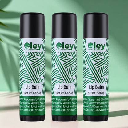 Long-Lasting Lip Balm with CBD - 3-Pack