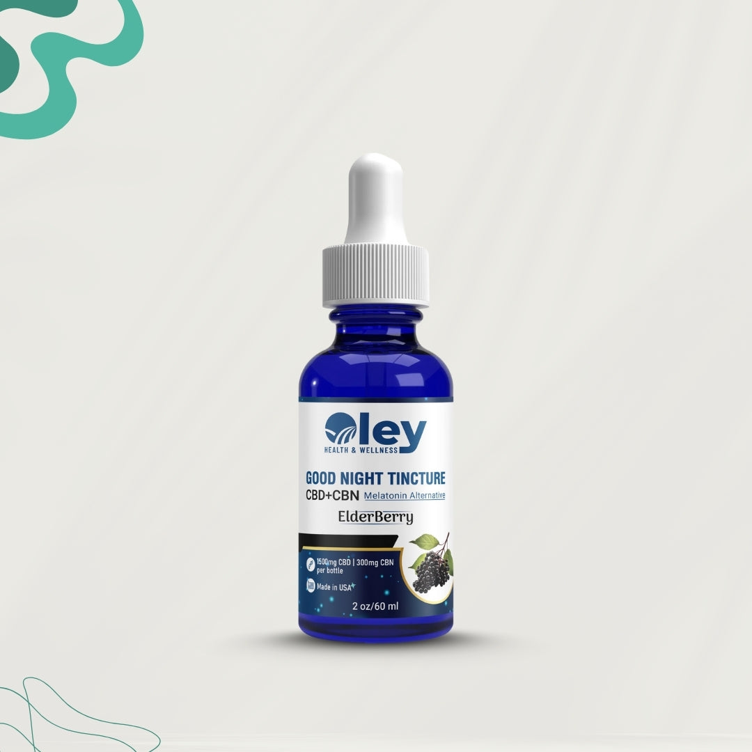 Good Night Tincture for Sleep - CBD + CBN w/ ElderBerry