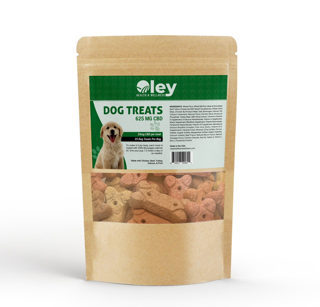 Shop CBD Dog Treats - Dog Treats made with CBD - Oley Health and Wellness