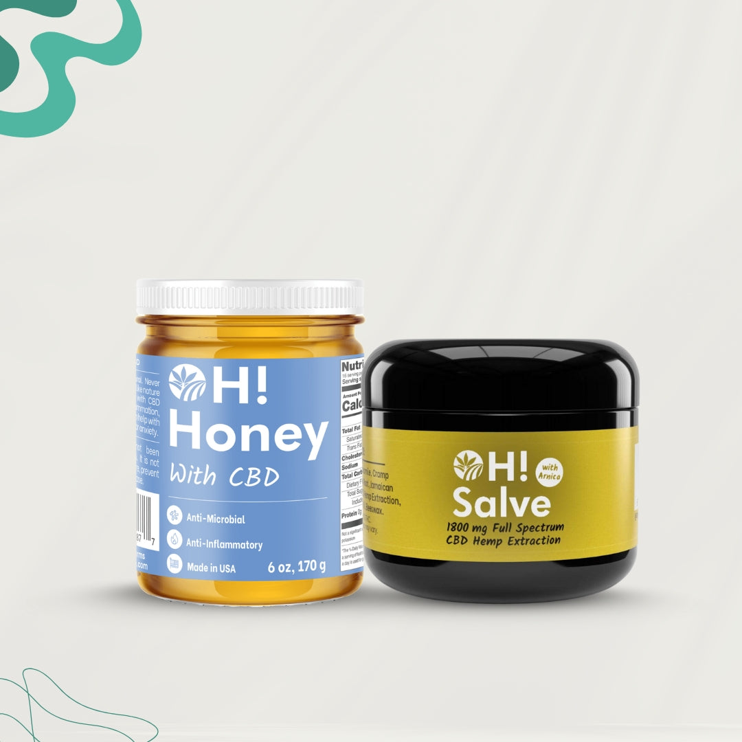 CBD Honey &amp; 1800mg Salve