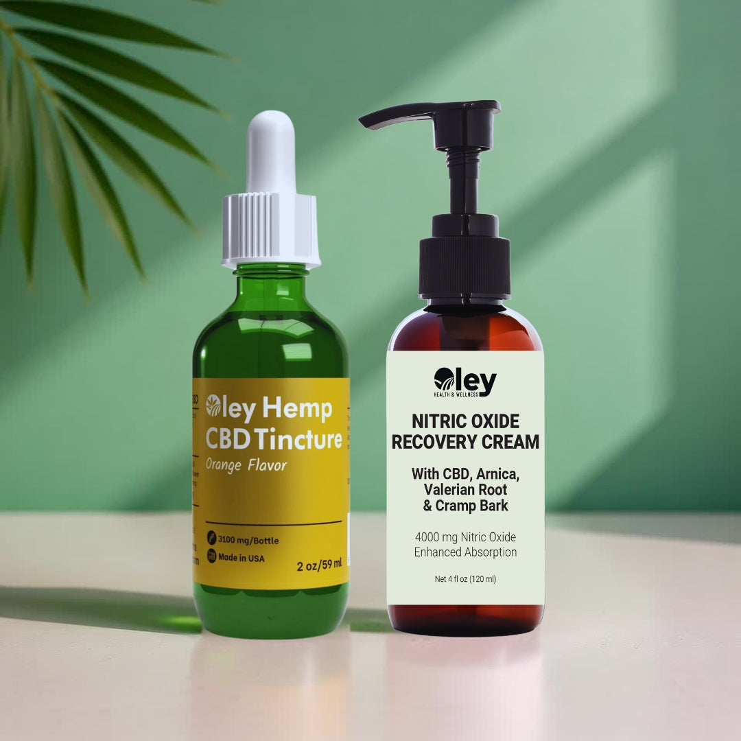 CBD Tincture &amp; Nitric Oxide Cream (4oz)