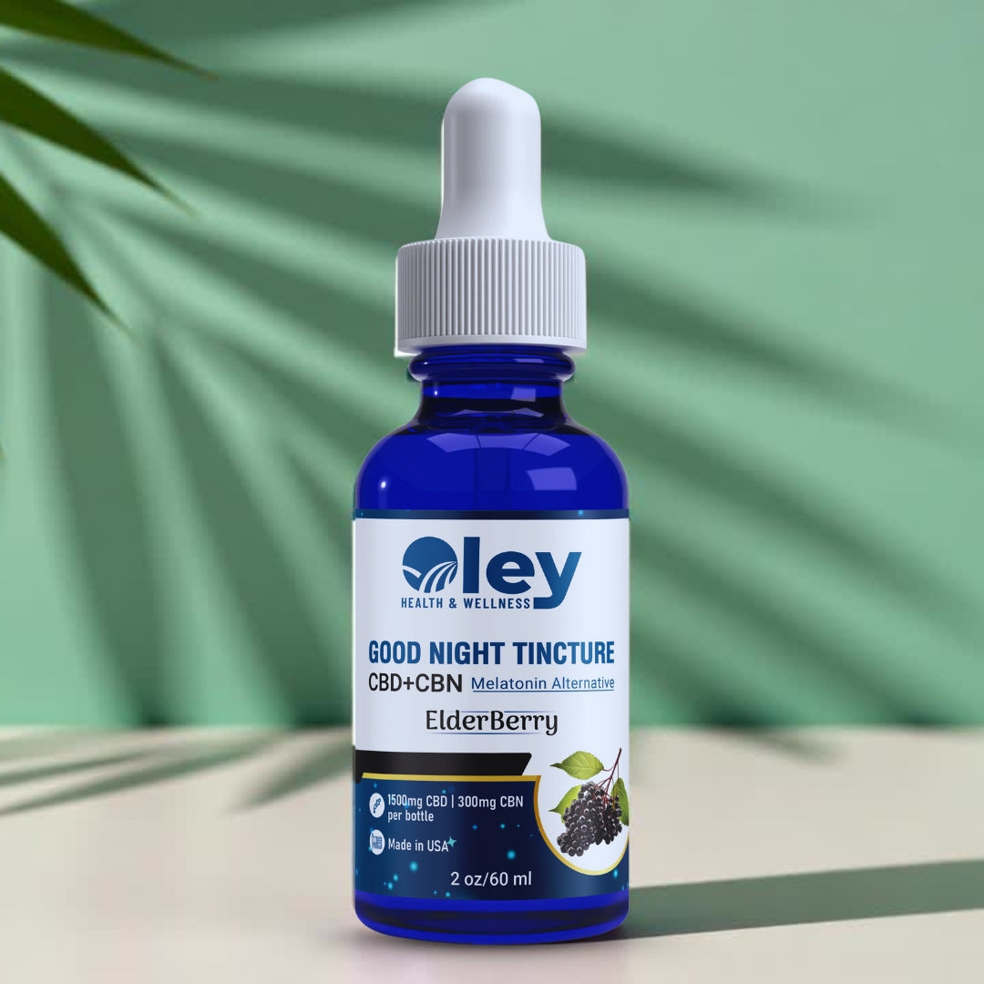 Good Night Tincture for Sleep - CBD + CBN w/ ElderBerry