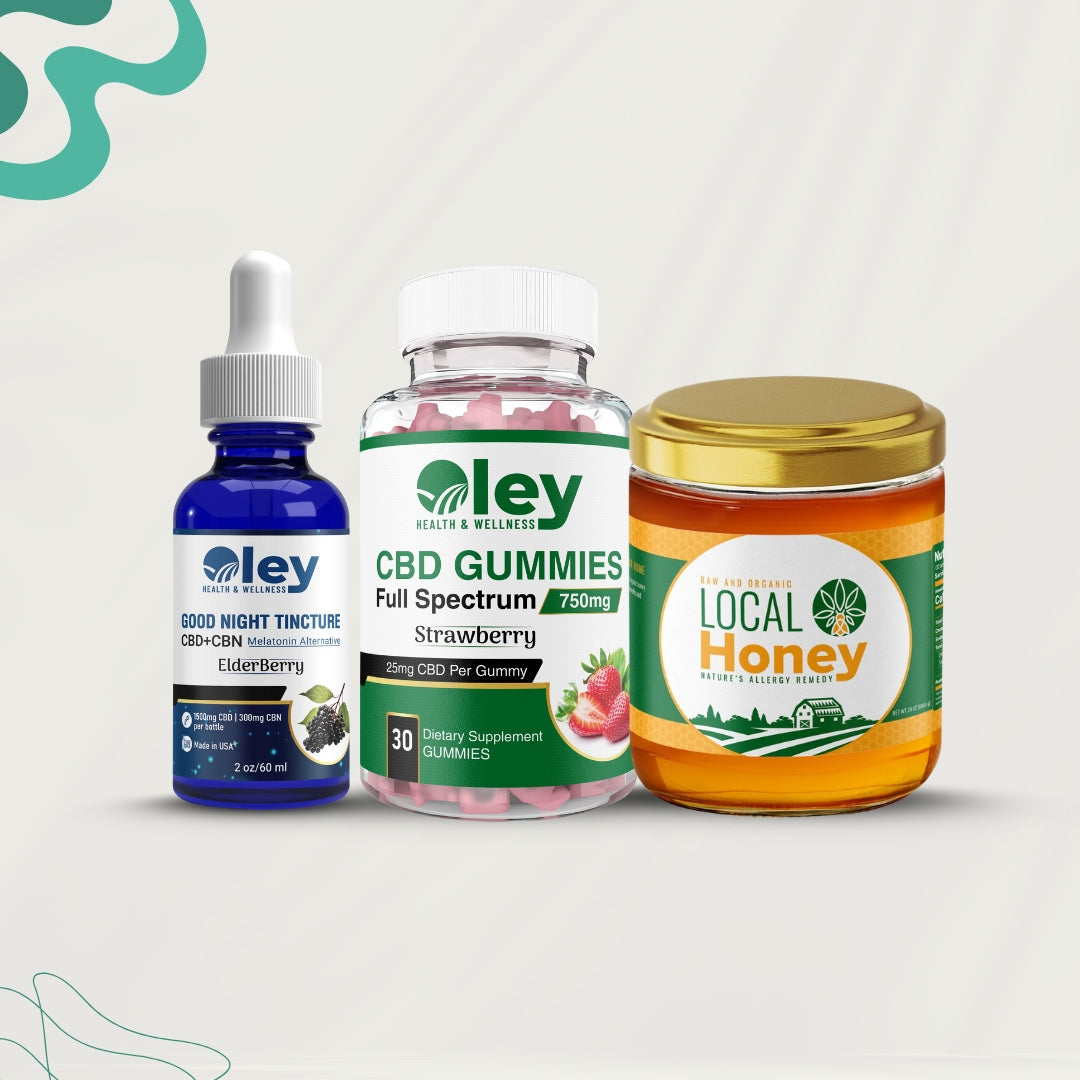 Night Tincture, Day Gummies &amp; Raw Honey