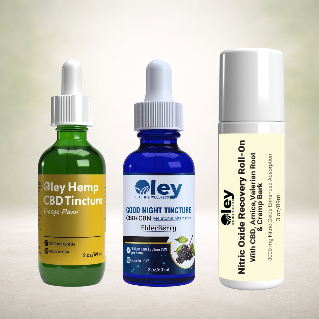 Tinctures + N.O Recovery Cream
