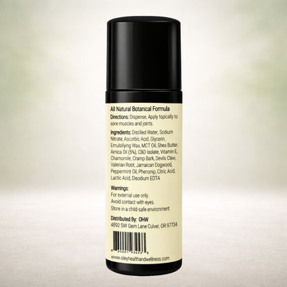 Oley Nitric Oxide Recovery Cream – Maximum Strength Plant-Based Relief