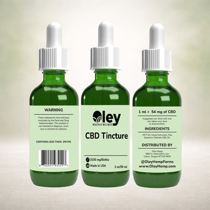 Full-Spectrum Day Tincture 3100 mg Natural