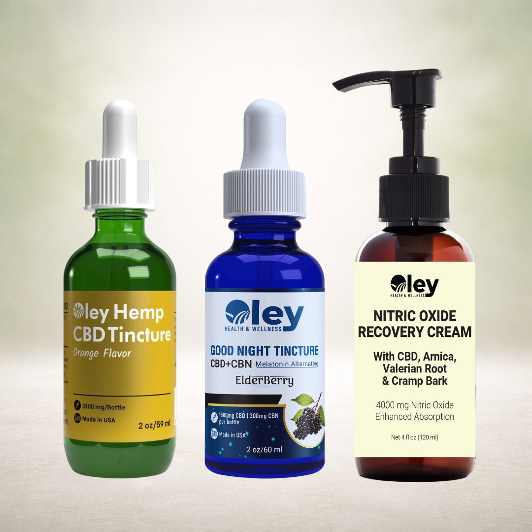Tinctures + N.O Recovery Cream