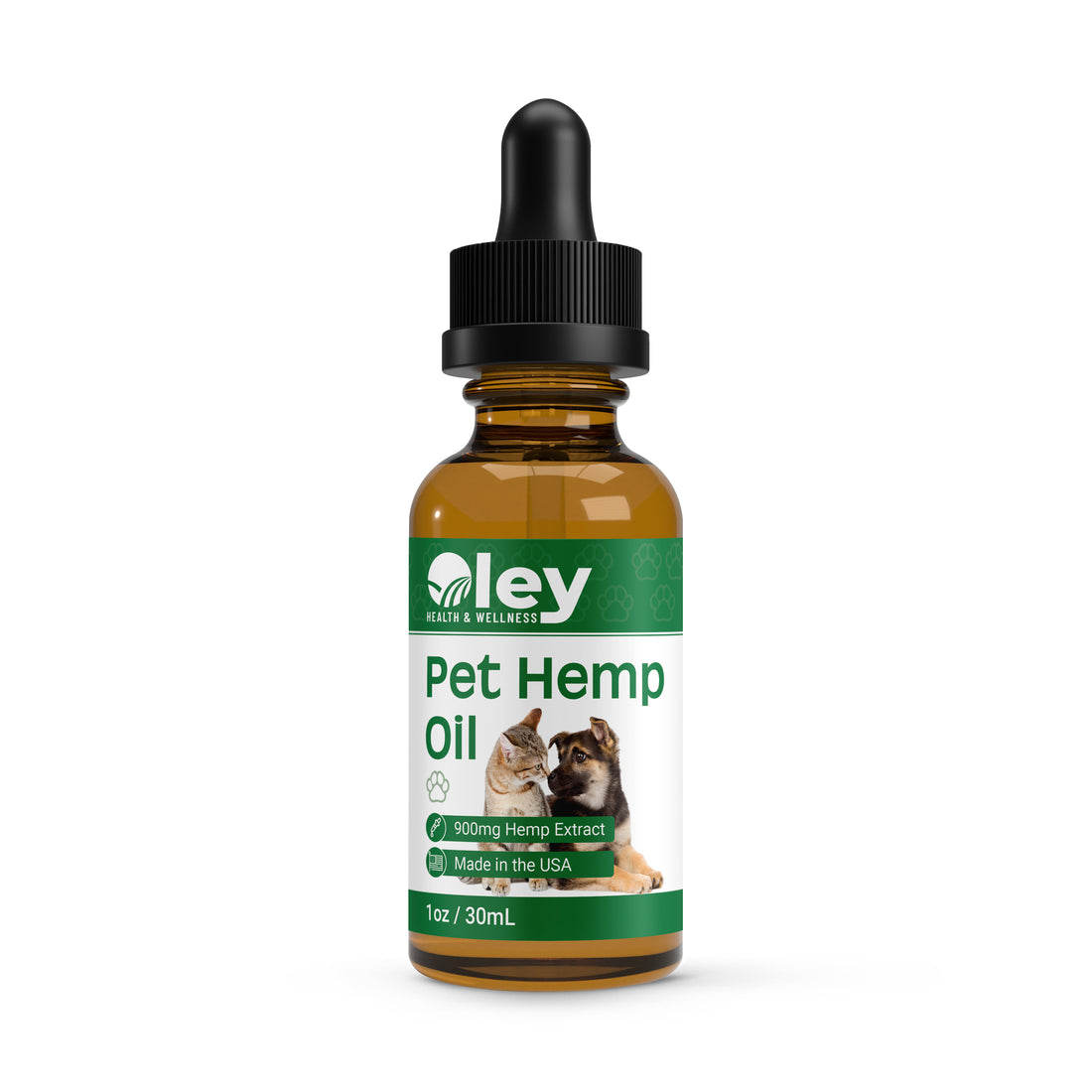 Hemp Oil for Dogs and Cats - 900mg - 1oz