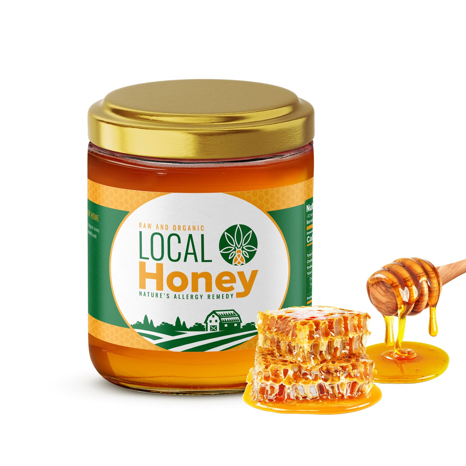 Raw Local Honey - Natural Sweetener - Oley Health