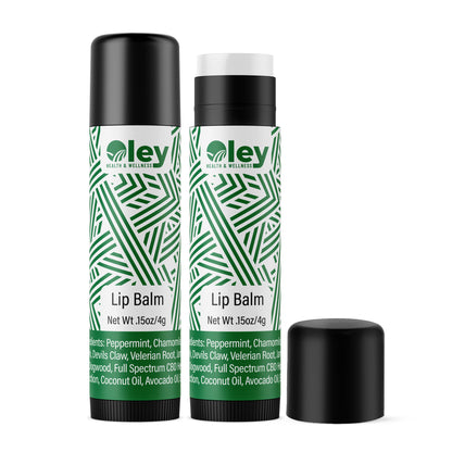 Lip Balm Made with CBD - All Natural - Oley Health and Wellness