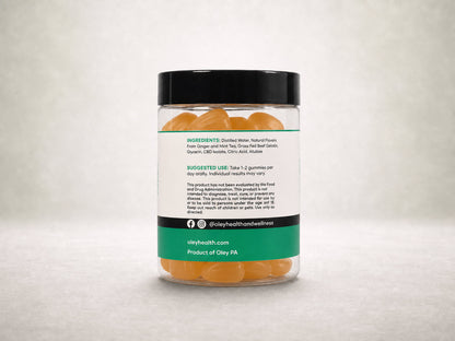 Full-Spectrum CBD Gummies - Ginger and Mint Tea Sugar Free