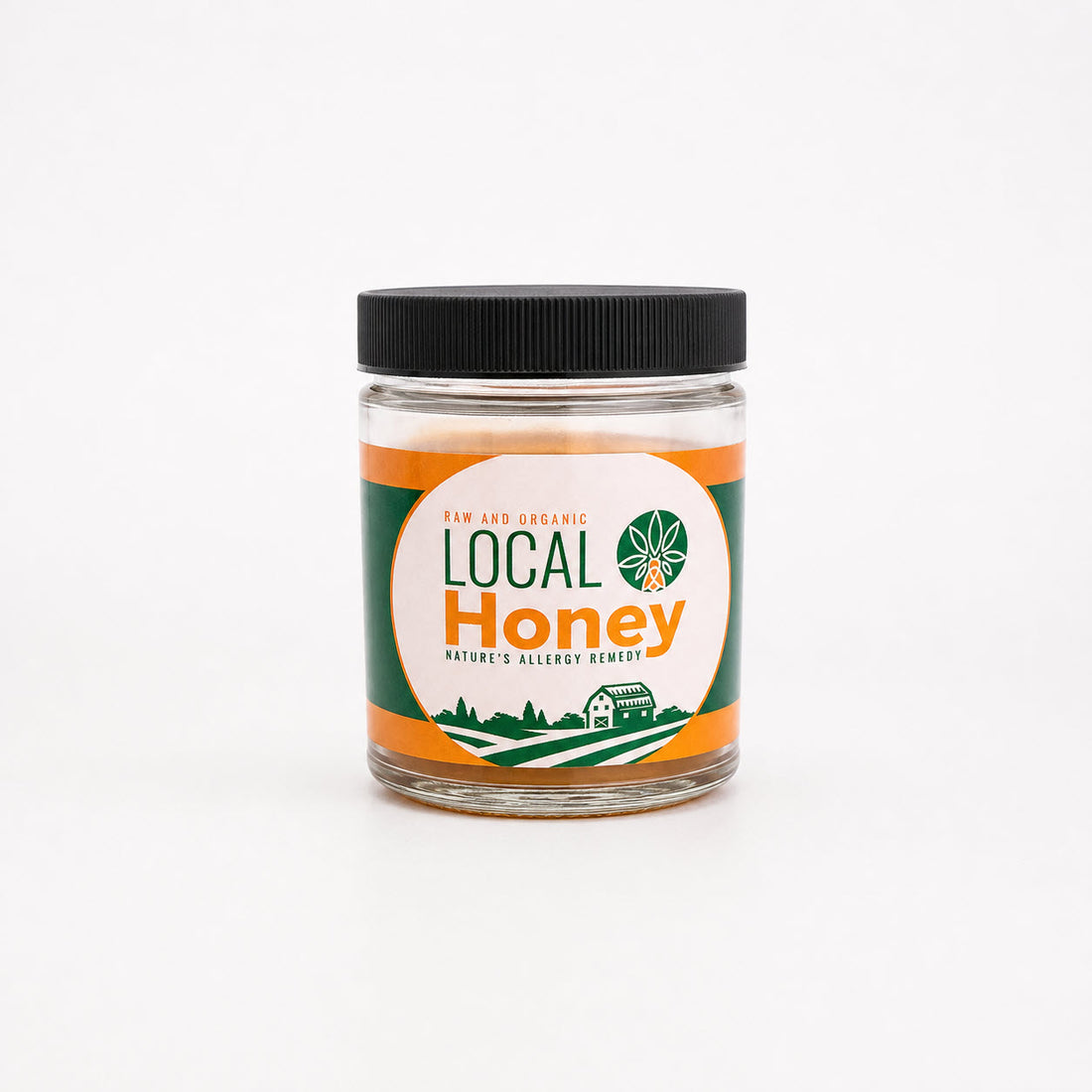 Local Honey - Raw &amp; Unfiltered 8 Oz