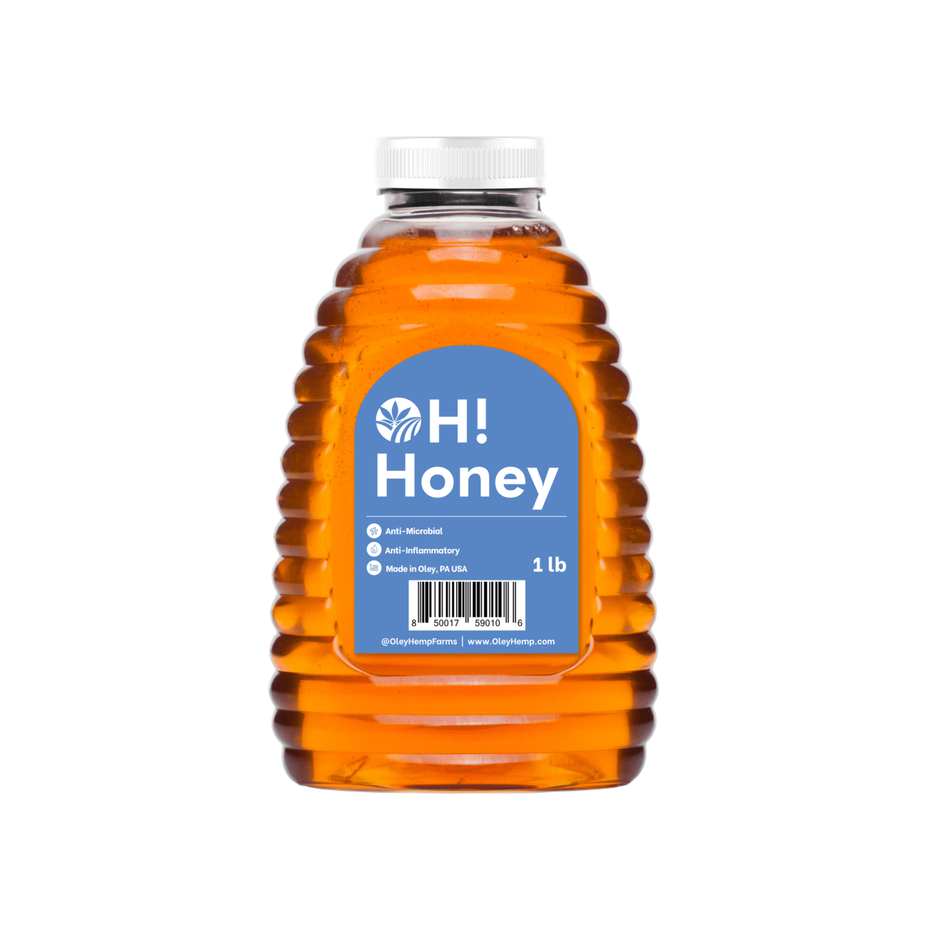 Raw Clover Honey - Natural Sweetener - Oley Hemp