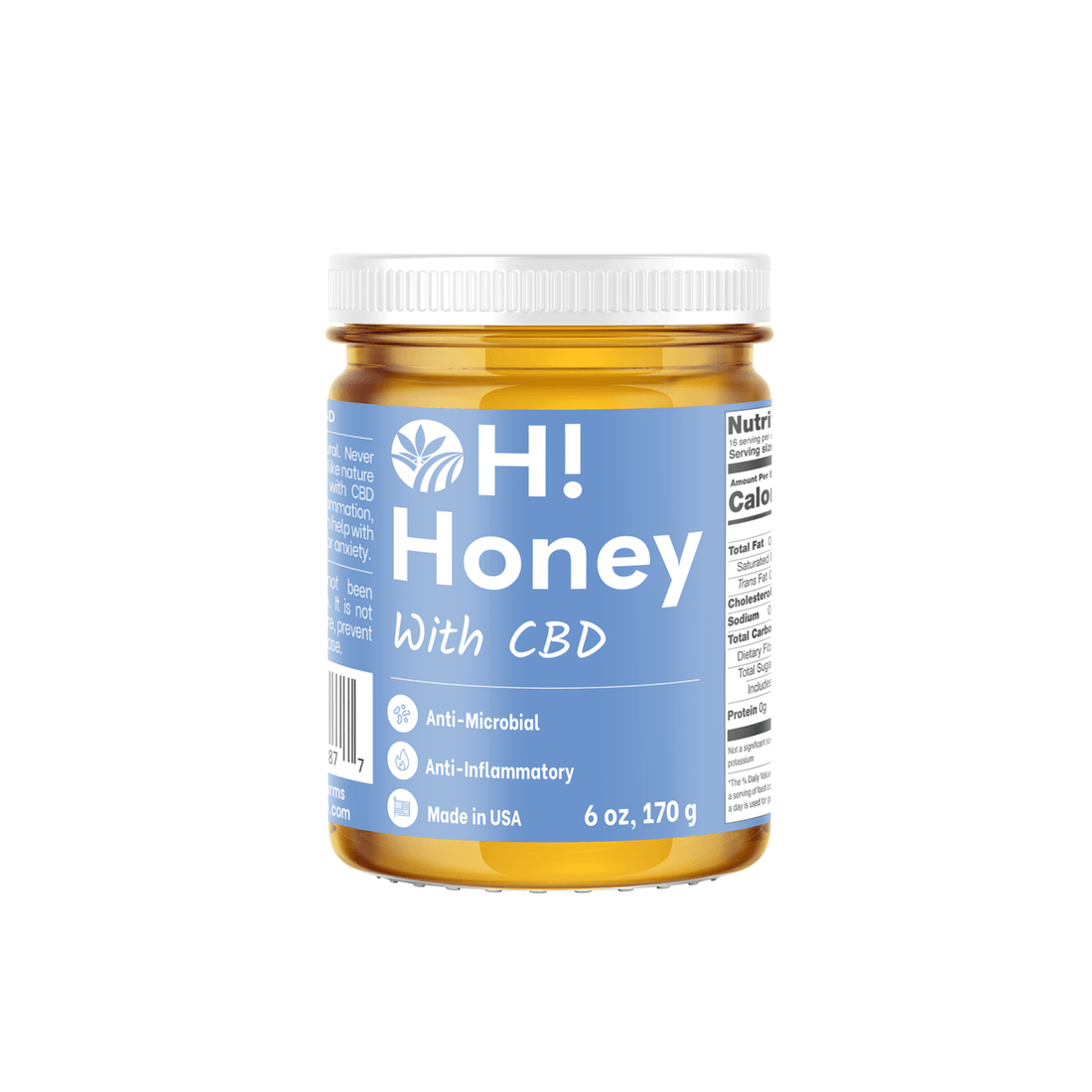 Raw Honey with CBD - Oley Hemp