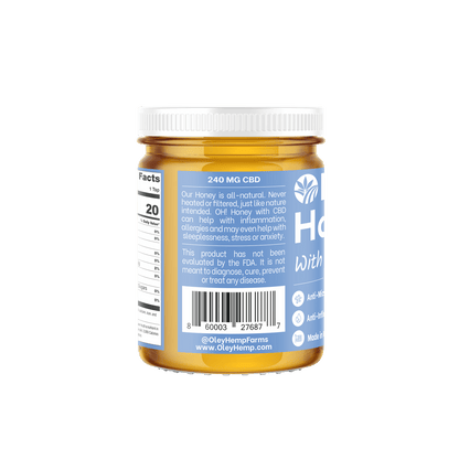 Raw Honey with CBD - Oley Hemp